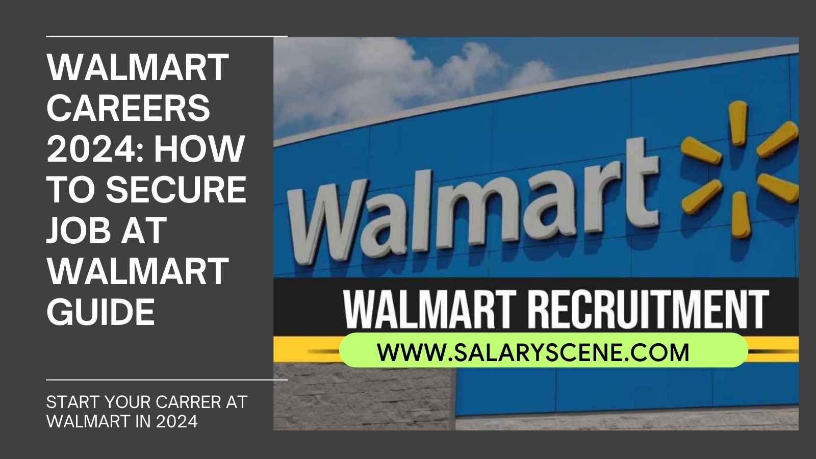 Walmart Careers 2024 How To Secure A Job At Walmart Guide